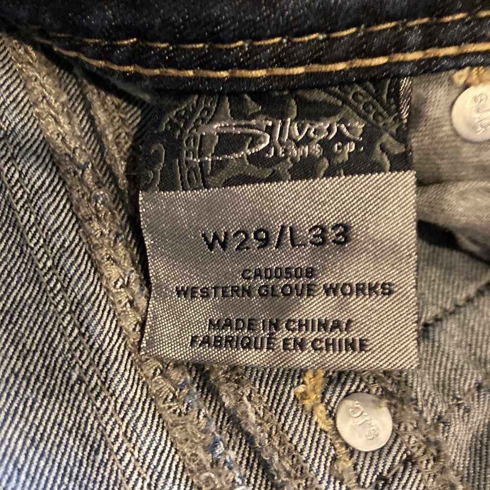 Silver jeans